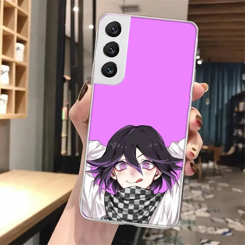 Danganronpa Kokichi Ouma Soft Phone Case For Samsung Galaxy S24 S23 S22 Ultra S21 Plus S20 FE S10 Lite S9 S8 + S10E Pattern Capa