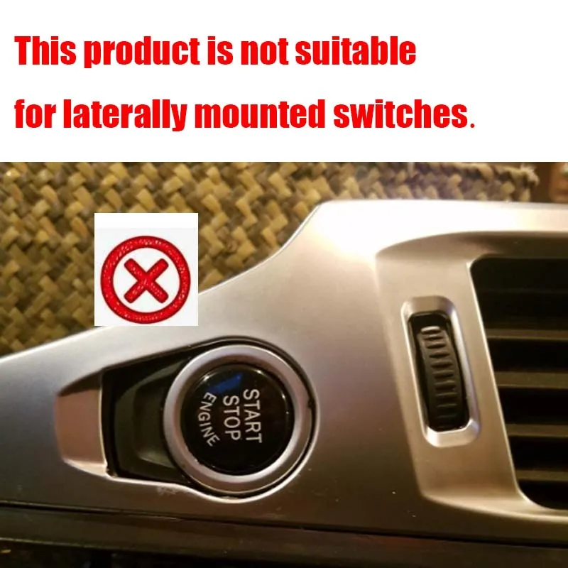 Engine Start Stop Switch Button Fit For BMW F Chassis Cars (without OFF button) F20 F22 F30 F32 F10 F12 F13 F15 F16 F25 F26
