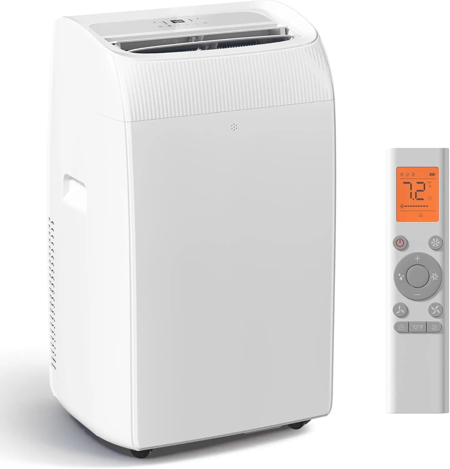 

Portable Air Conditioner 12000BTU, 4-in-1 System Cools Up to 600 Sq.Ft, Quiet Fan & Dehumidifier, LED Display, Remote Control, Auto Swing, 24H Timer, Window Installation Kit, for Bedroom, Office, Dorms, Apartment