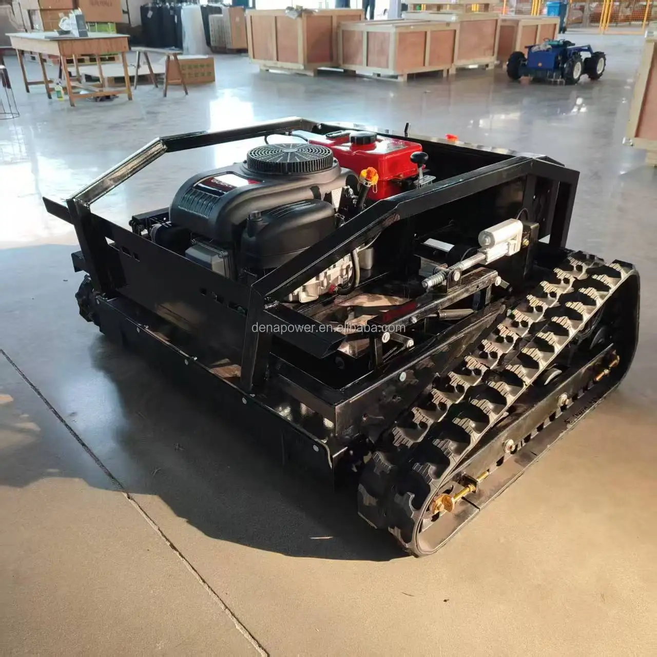 Remote Control Lawn Mower RC Crawler All Terrain Slope Mowing Machine Tracked Radio Controlled Grass Cutter Robotic Mowers