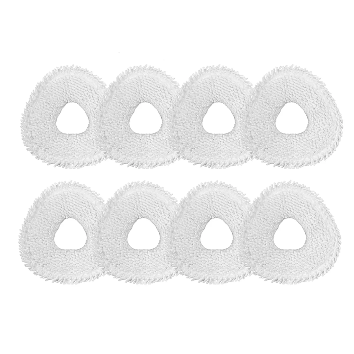 8 Pcs Mop Pads Replacement for Narwal J3 Robot Vacuum Parts Accessories Reusable Microfiber Cloth Wipe Cleaning Kit