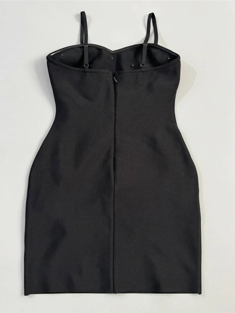 فستان مثير بحمالات رفيعة مزين بالزهور فستان نسائي أسود بدون أكمام بدون ظهر مزين بالزهور فساتين ضيقة للحفلات المسائية وحفلات الكوكتيل