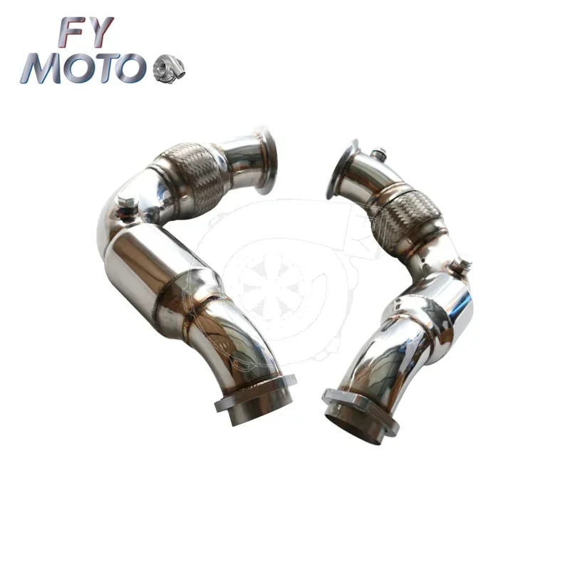 Exhaust Downpipe for N63 550i 650i 750i X5 X6 4.4L