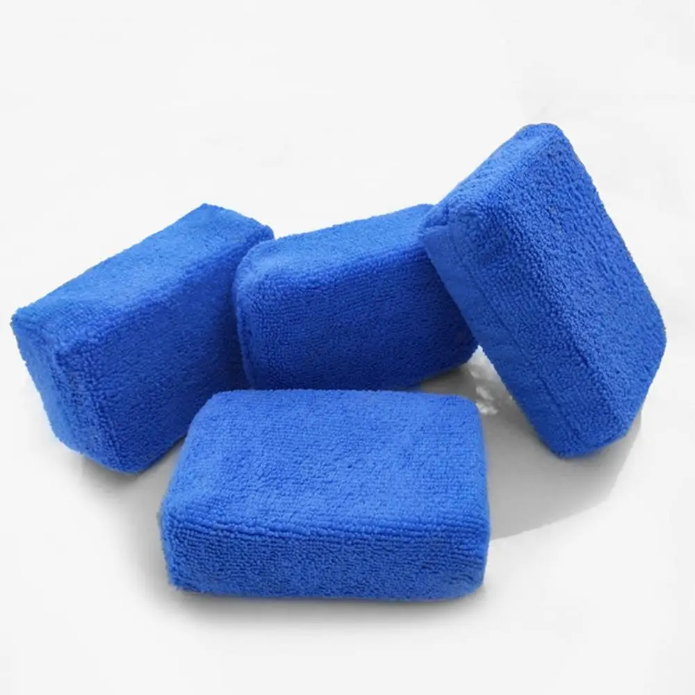 

Car Care Accessories High-quality Microfiber Car Waxing Sponge Towels for Efficient Effective Sealant Conditioner Application