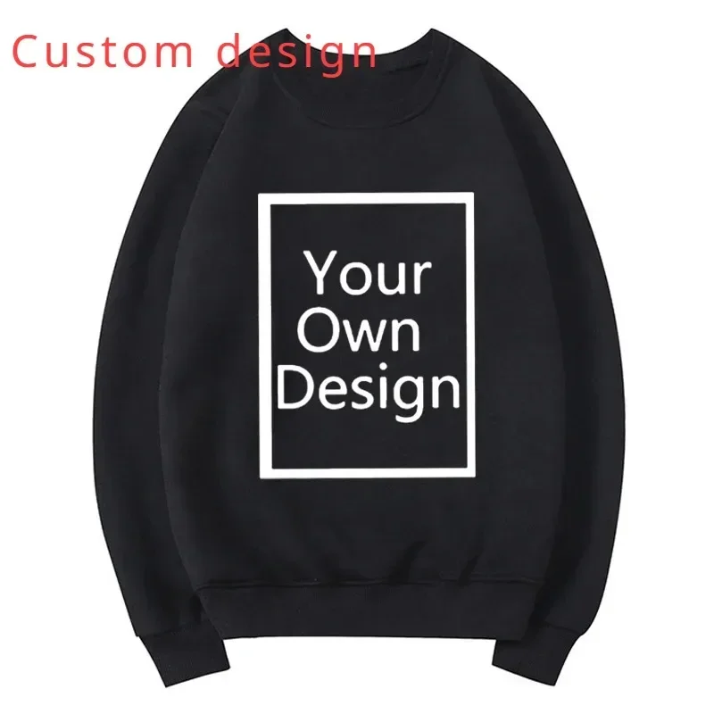 DIY Custom Design Sweatshirt Customized Logo Personalized Hoodie Student Casual Custom Printed Text DIY Hoodies