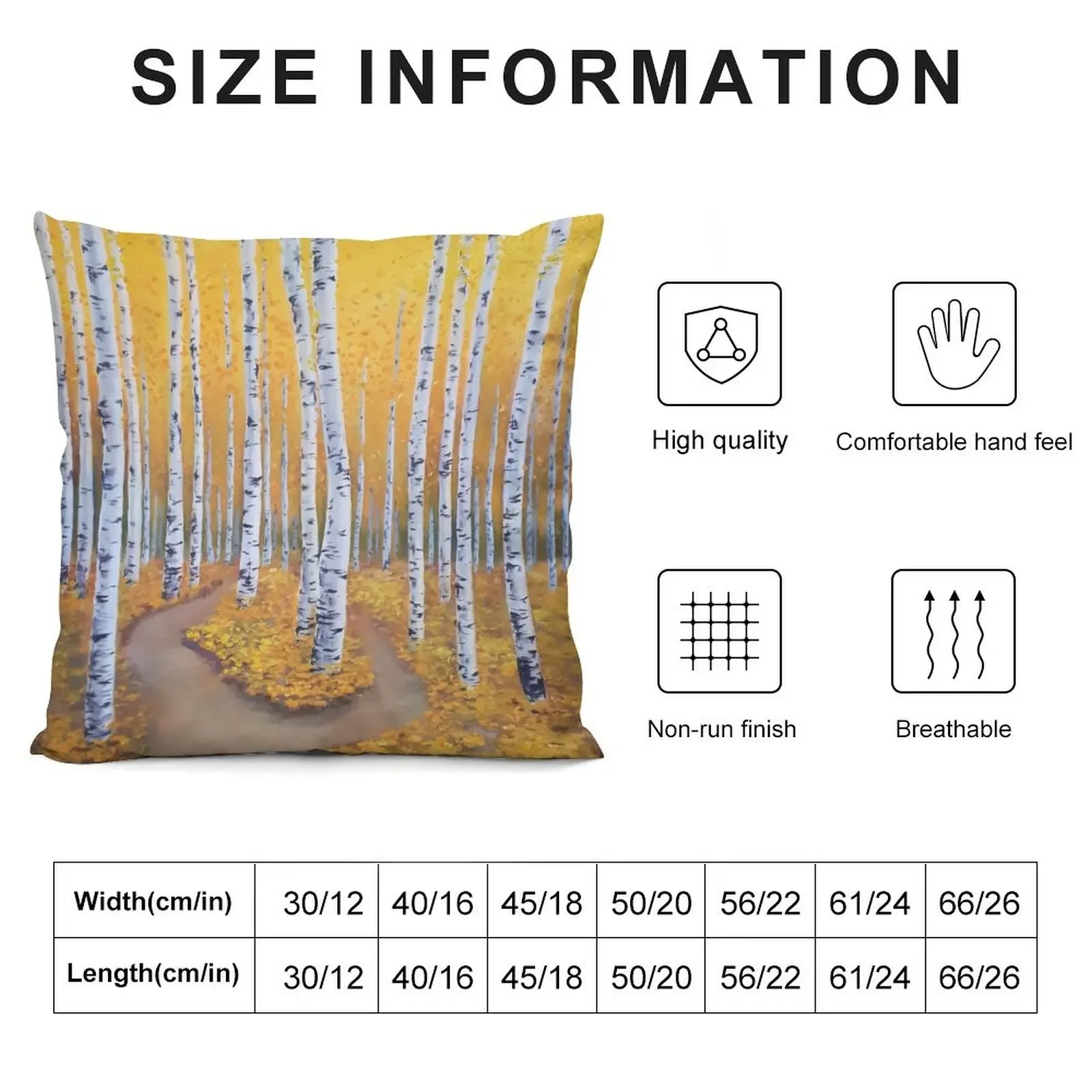 Aspen Forrest Throw Pillow Christmas Pillow Pillowcases Cushion Covers Sofa pillows decor home pillow