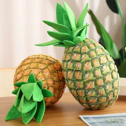 Fruit Pineapple Plush Toy Stuffed Soft Lifelike Plant Pineapple Sleeping Pillow Cushion Doll Toys For Kids Girls Home decoration