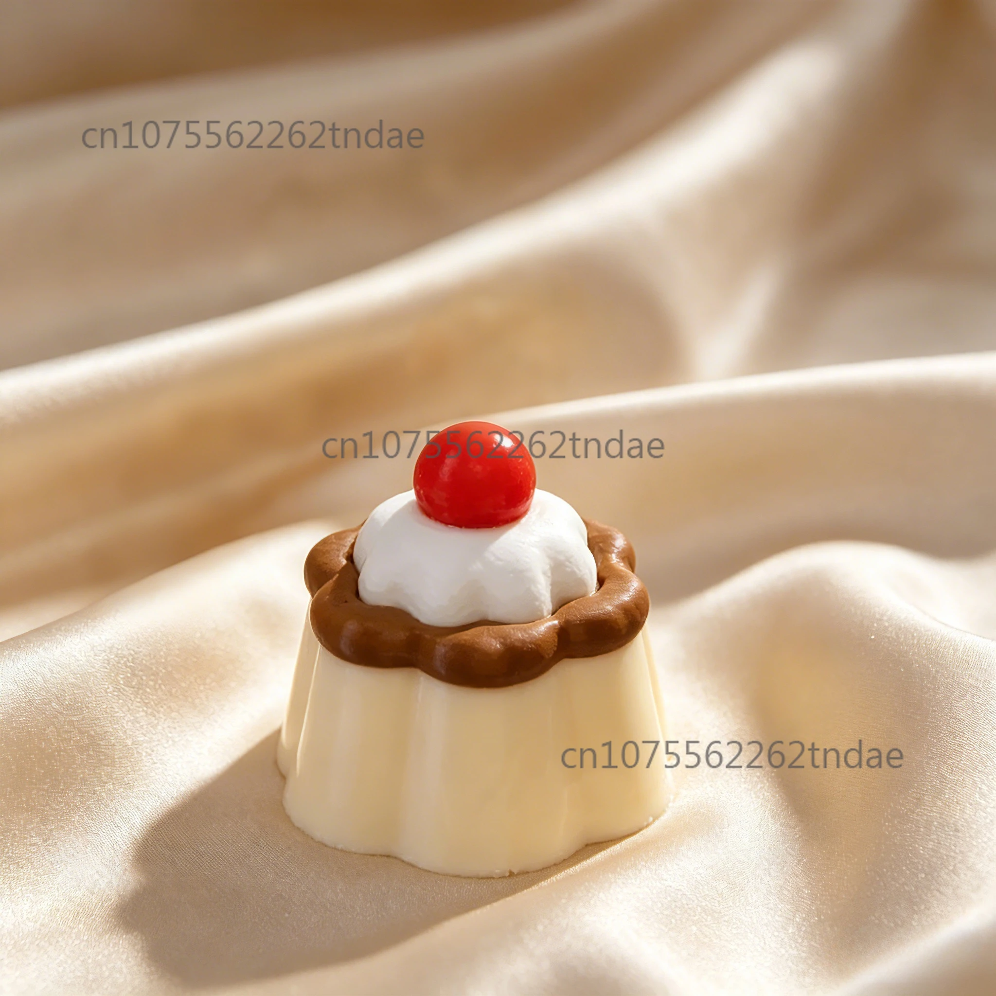 Cake Dessert Shape Keycap Clicker Keychain, 3D Printed