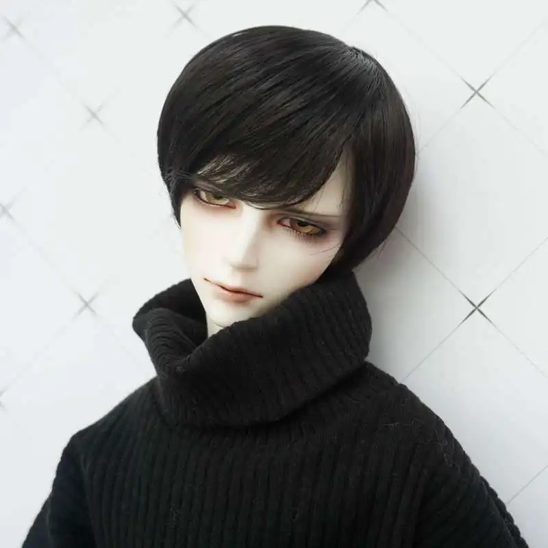 Boy  Wig 1/3 Doll Wig Long Hair 8-9 Inch For BJD SD Wig Accessories 21cm to 23cm Head Size Synthetic Wigs