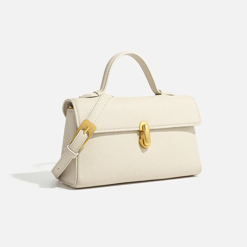 

2025 new high-end texture handbag, simple commuting small square bag, casual versatile single shoulder crossbody bag