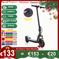 ATSANT TS07 Electric Scooter 600W 36V 10.5ah 31KM/H 35KM Long Range 8.5Inch Tyres with Shock Absorption Turn Signal Escooter