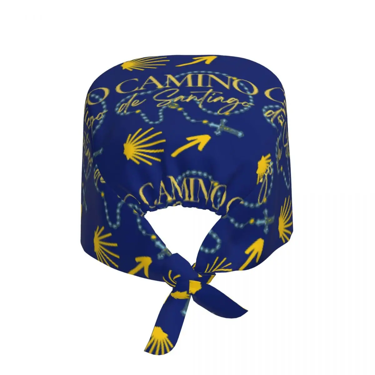 Camino De Santiago Spain Espana Scrub Hat Doctor Working Surgical Cap Men Women Adjustable Nursing Caps for Dentist