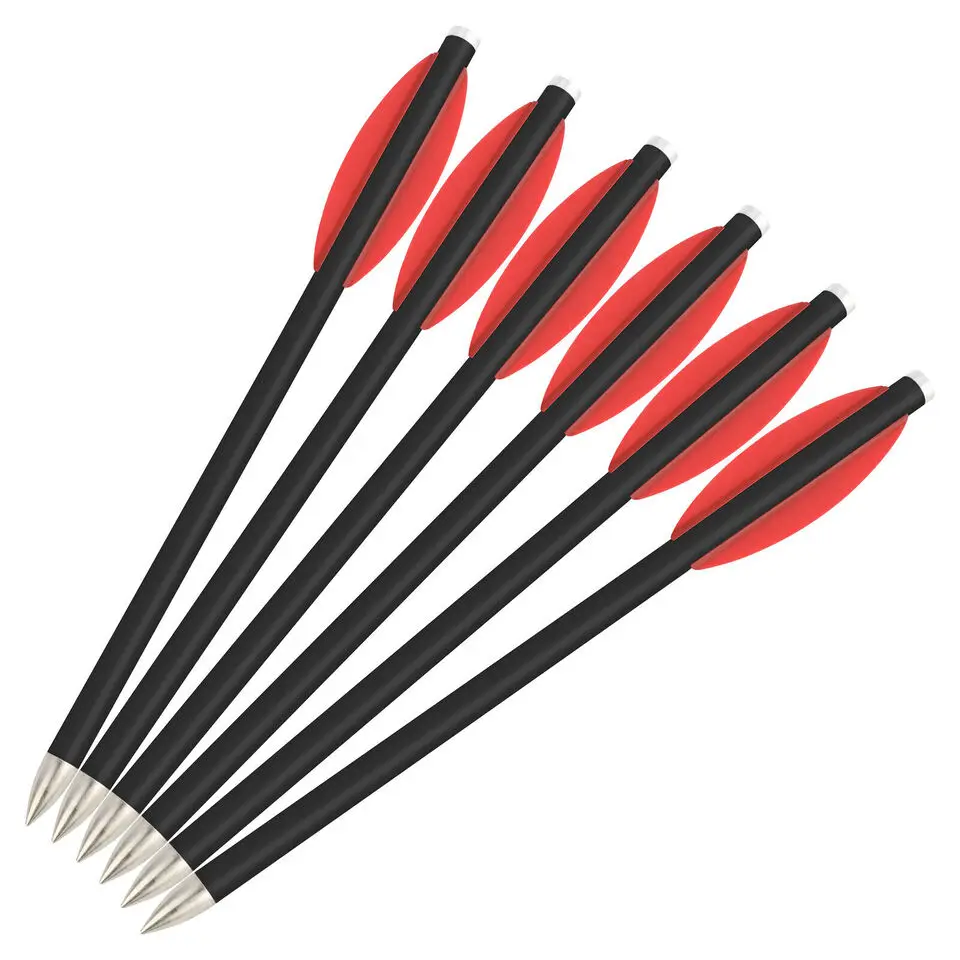 Toparchery 6 12 24 Pcs Crossbow Carbon Arrows 6.3