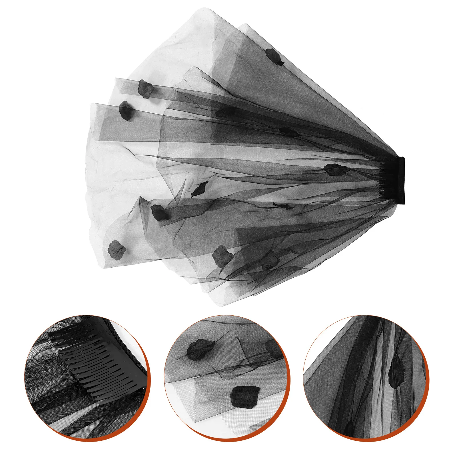 

Vintage Halloween Wedding Veil Bridal Mesh Prop Perfect for Cosplay Themed Parties and Stage Shows Wedding Veil