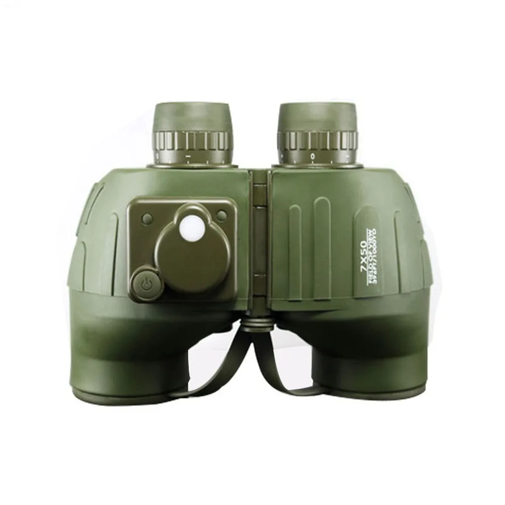 Compact Waterproof Fogproof Binoculars with Rangefinder Reticle for Outdoor Hunting