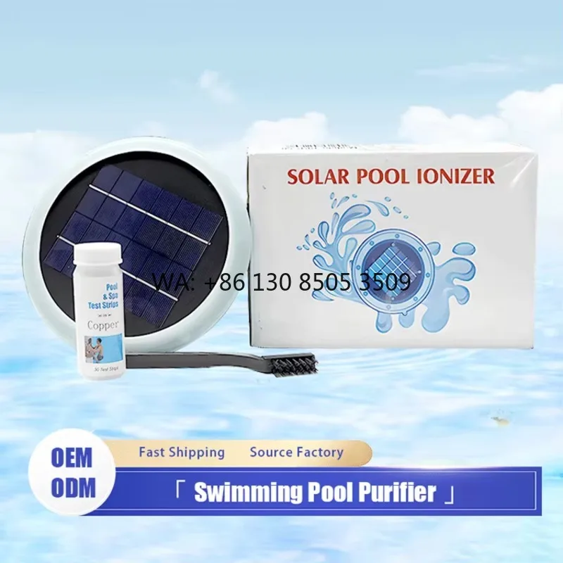 

Portable Nighttime Luminous Outdoor Swimming Pool Cleaning Chlorine Removal Safe Solar Powered Ionizer Sunray SR005 45000 2-Year