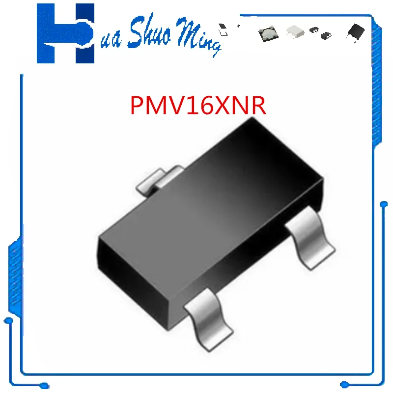50PSCS/LOT   WBZ   PMV16XNR    20V 8.6A  SOT23
