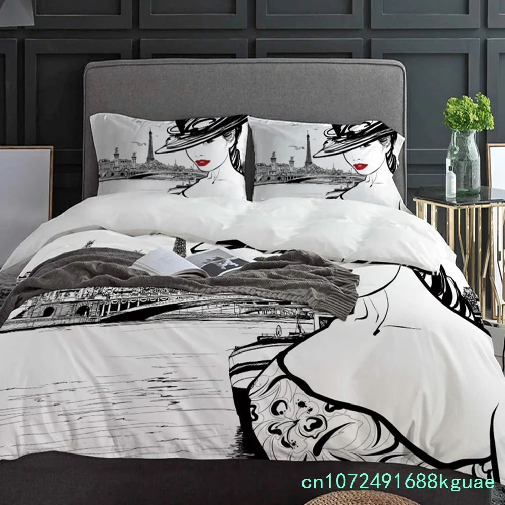 Set Sprei Paris Seine Wanita M - Home Textiles Paris ulasan dan harga