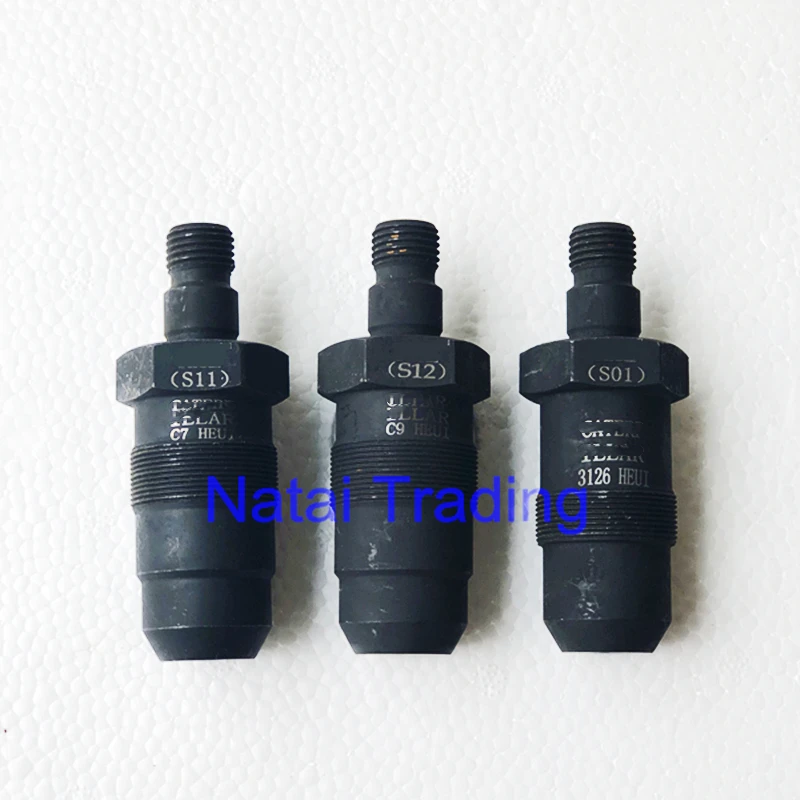 for CAT C7 C9 C-9 3126 Diesel Common Rail Injector Adaptor HEUI Fuel Injector Opening Pressure and Spray Quality Testing Tool