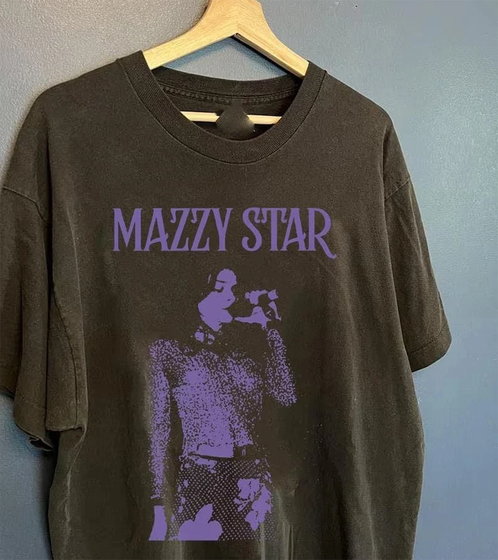Mazzy Star Schwarzes Kurzarm-T-Shirt für Männer und Frauen, grafische T-Shirts