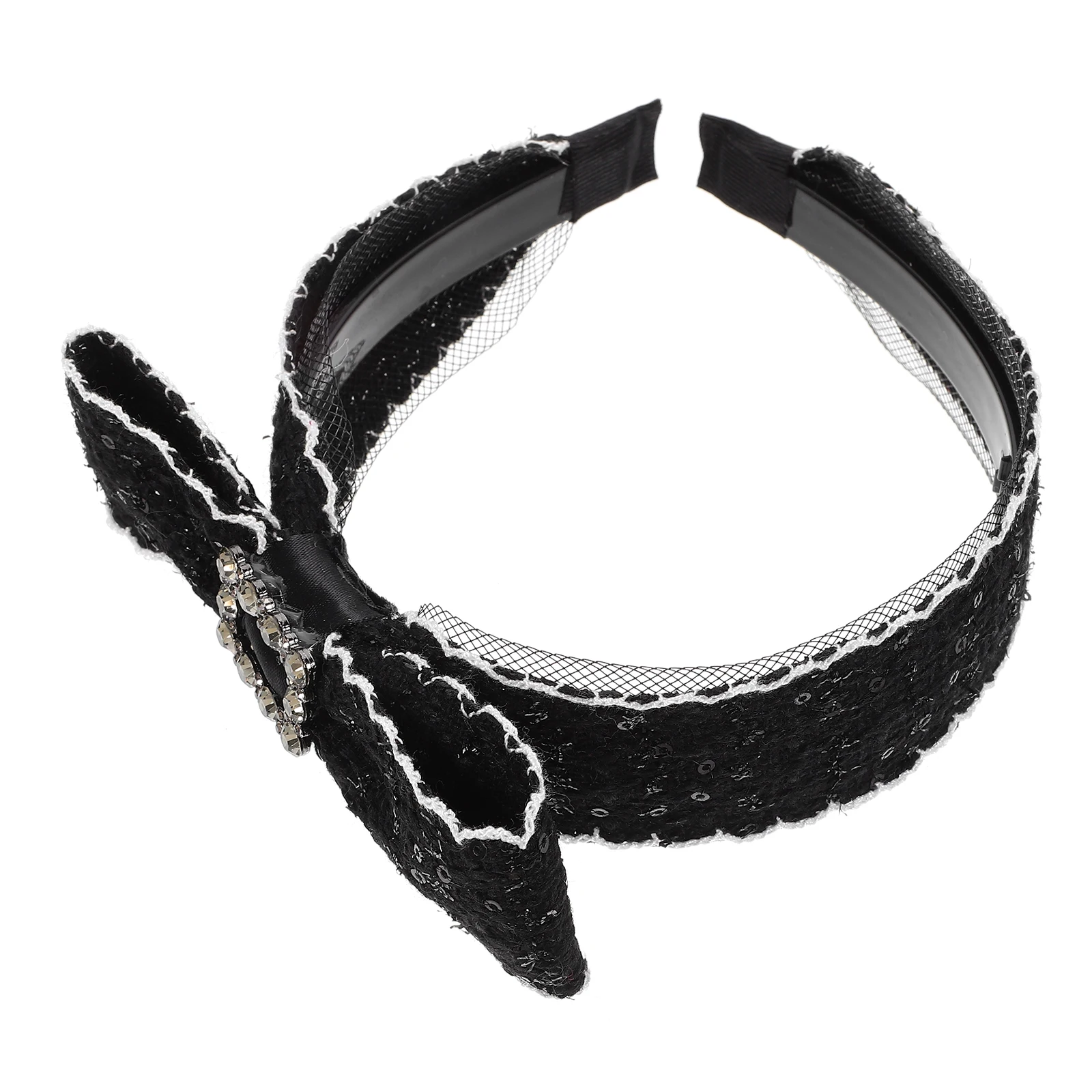 

Elegant Women Headband Wide Bow Hair Band Lightweight Durable Fabric Comfortable Hair Accessory For Wedding Bride Prom