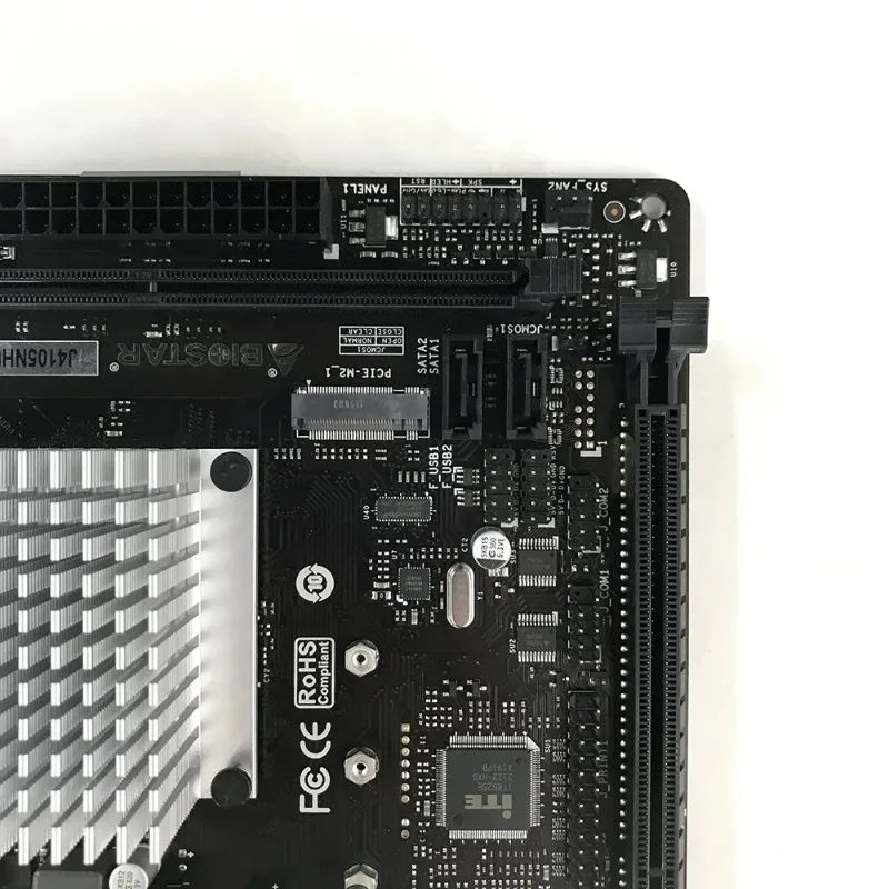 Mini carte mère ITX pour processeur Quad-core In-tel BIOS-TAR J4105NHU 4125