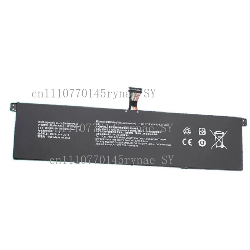 

Аккумулятор для ноутбука R15B01W для Xiaomi Pro 15,6 дюйма GTX TM1701 Series 7,6 В, 7900 мАч, 60,04 Втч с бесплатными инструментами