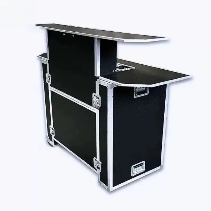 Foldable Portable Mobile Bar European And American Style Outdoor Cocktail Flight Case for Party And Travel