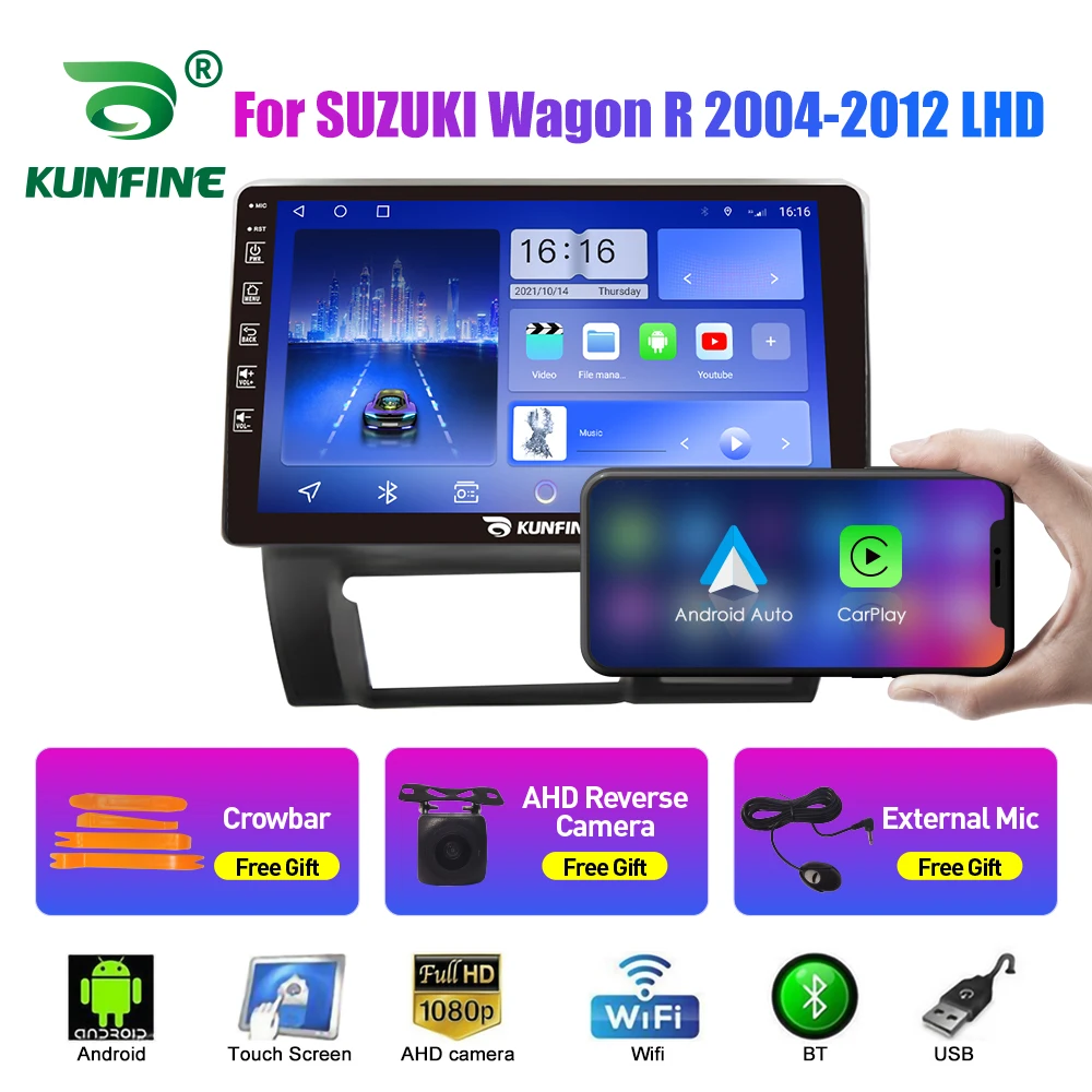 

2Din Android Car Radio For SUZUKI Wagon R 2004-2012Car Stereo GPS Navigaion video Player Carplay Andrid Auto BT WIFI 4G Headunit