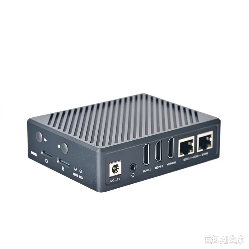 NanoPC T6 Development Board RK3588 16GB RAM 64GB eMMC Metal Case 4K Input 8K Output HDMI Edge Computing AI Board