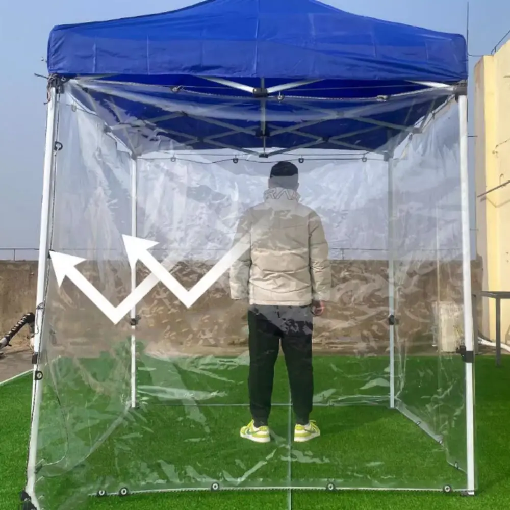 Прочная ткань, прозрачный водонепроницаемый брезент, водонепроницаемый пыленепроницаемый садовый дождевик, складная ветрозащитная непромокаемая ткань