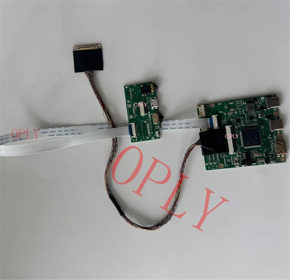 2 TYPE-C MINI HDMI-compatible LVDS kit Control Board for LTN156AT20-F01 LTN156AT19 LTN156AT20 1366X768 15.6