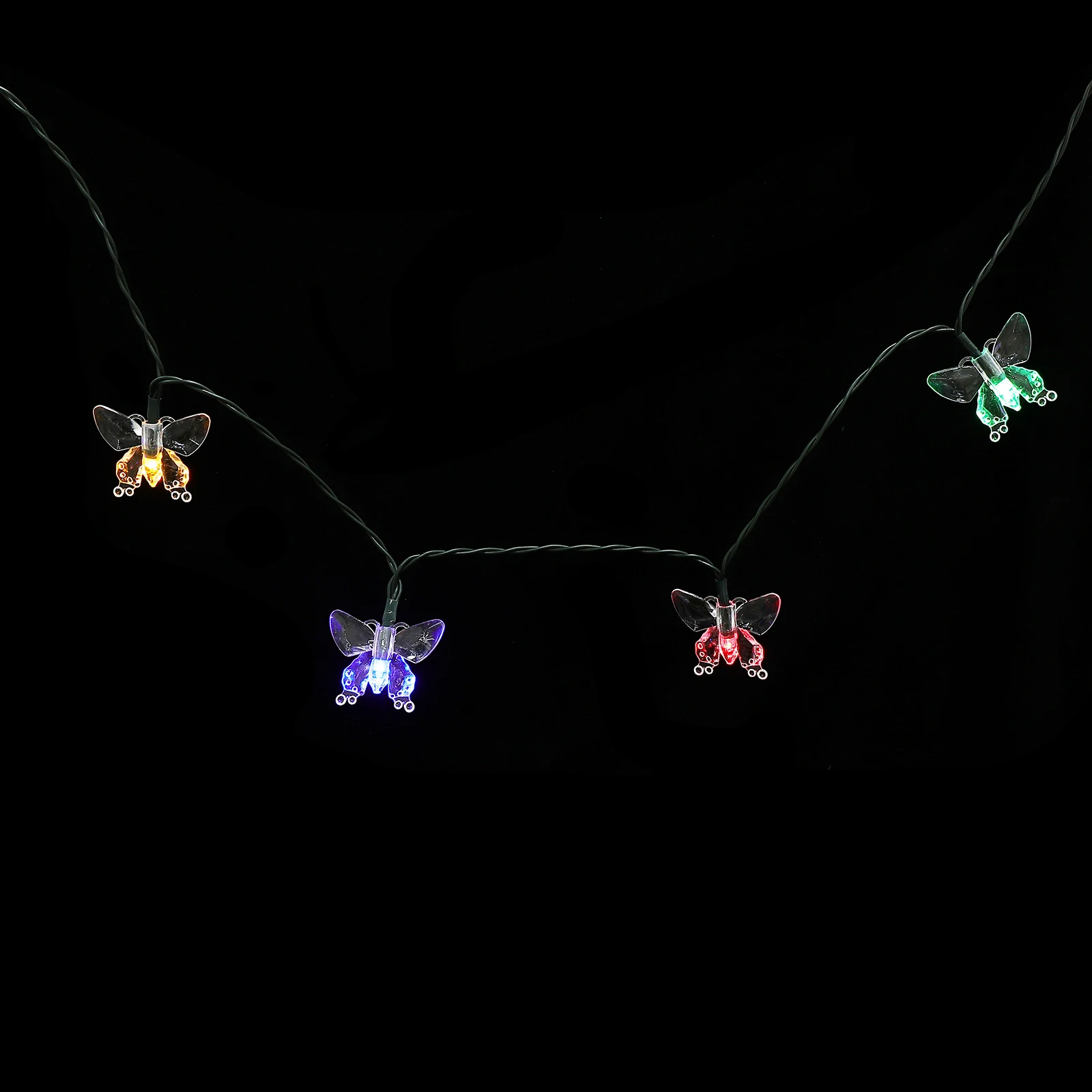 

LED Butterfly String Lights Solar Powered Hanging Lantern Decor Christmas Garden Curtain Waterproof Outdoor Lighting Festive 20