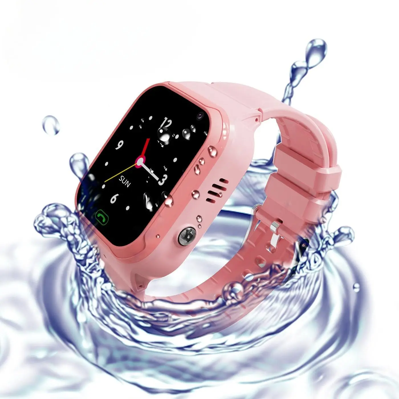 

Kids Smart Watch 4G Sim Card SOS Phone Call LBS Positioning Footprint Tracking IP67 Waterproof Safety Zone Class Mode 3Days Work