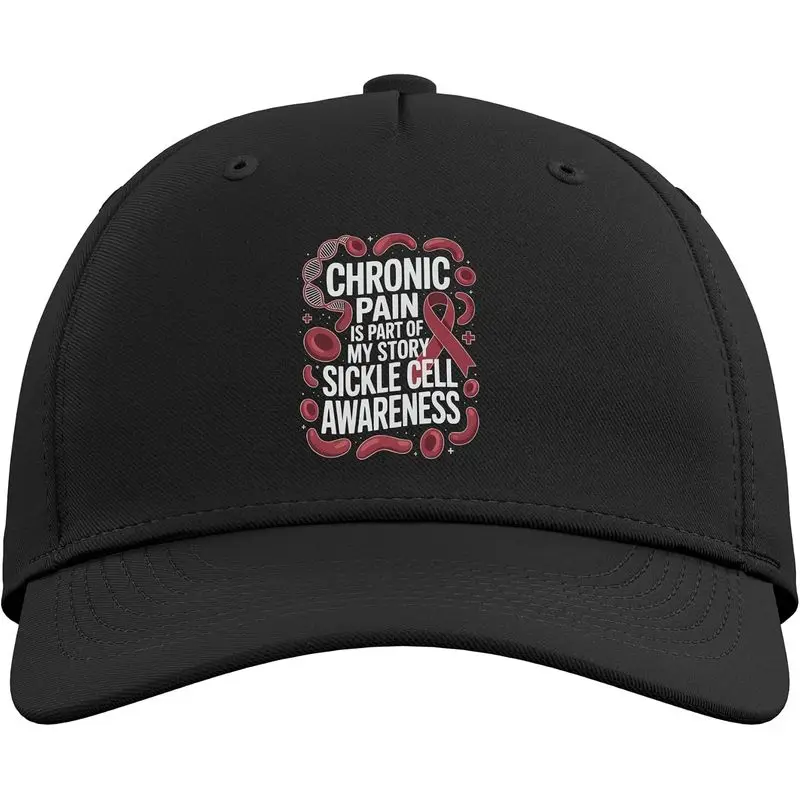 Sickle Cell Awareness Genetic Blood Disorder Adjustable Baseball Hat