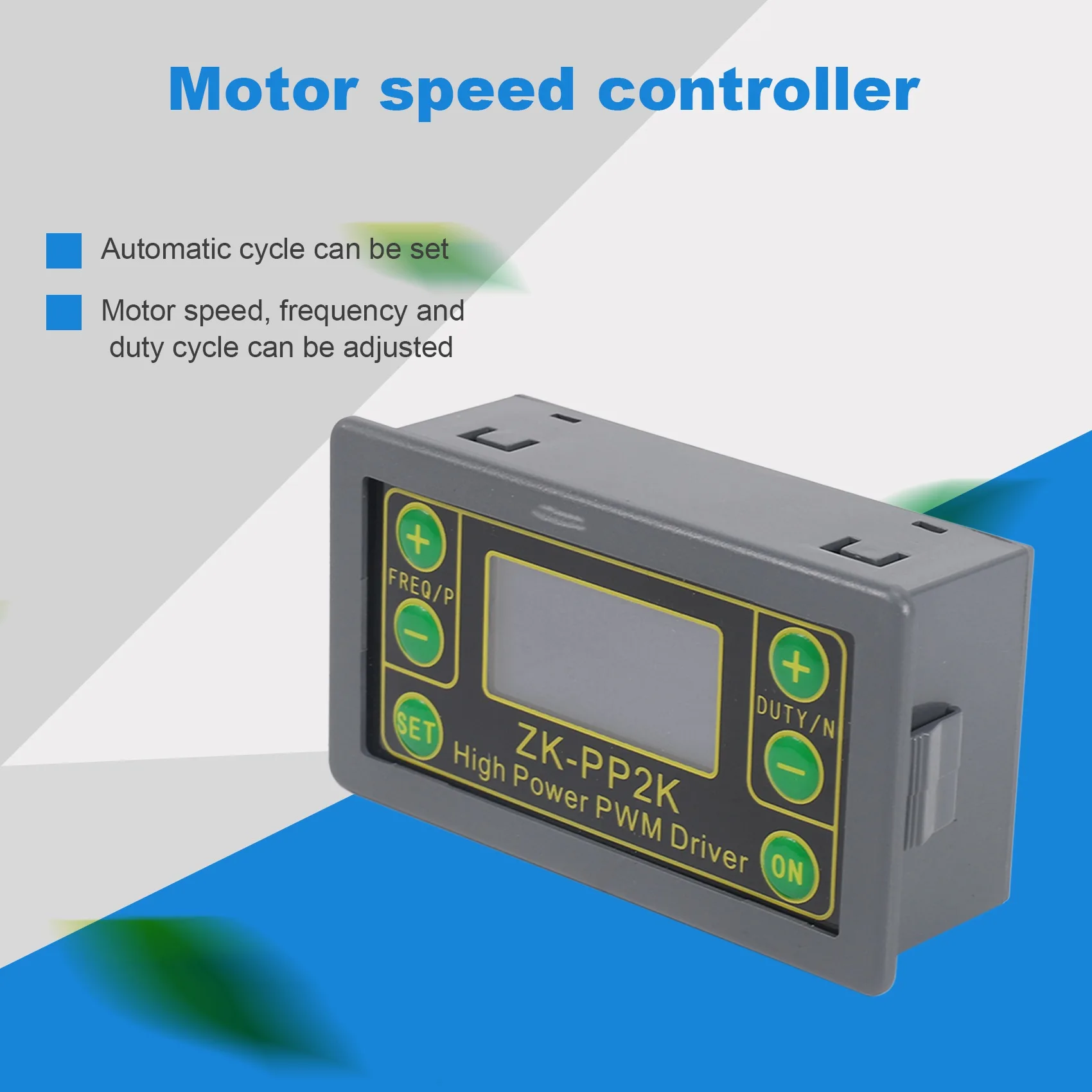 ZK-PP2K PWM DC 3.3-30V 12V 24V Regulator pengendali kecepatan Motor 8A 150W dapat disesuaikan LED Dimmer rasio tugas frekuensi pulsa