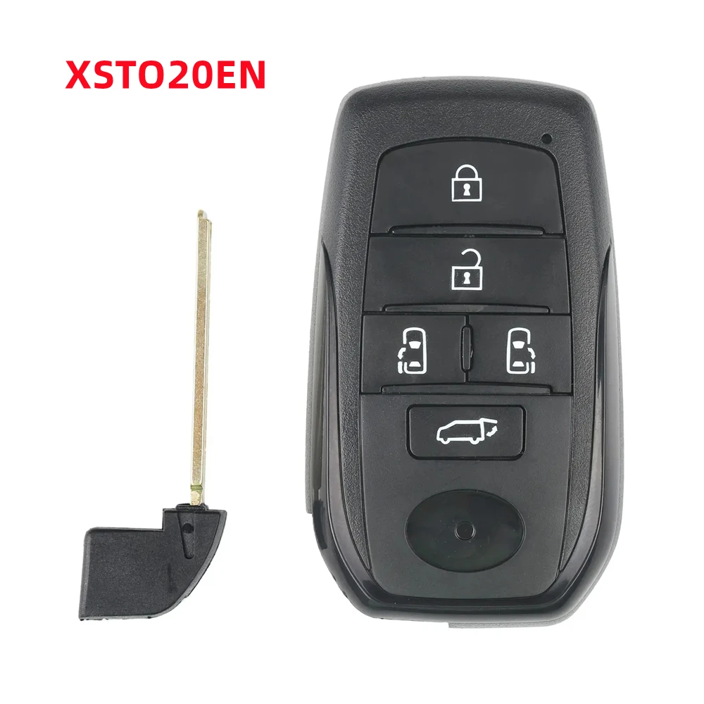 

1PCS Xhorse XSTO20EN XM38 Smart Key PCB XSTO20EN FENT.T with 5 Button for Toyota TOY-T Universal Smart key black