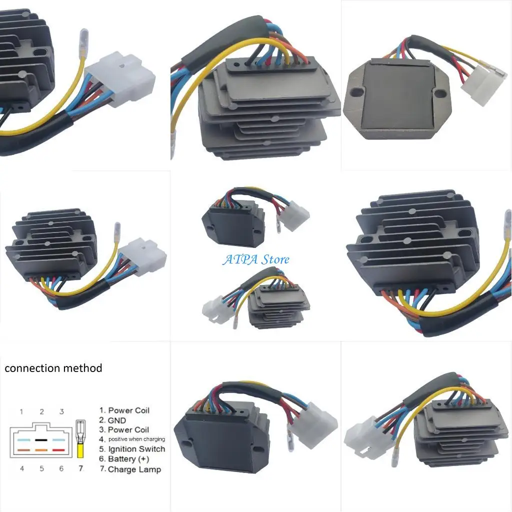 

U13C Motorbike Regulator 12V Rectifier For 119653-7771011 119640-77711 RS5121