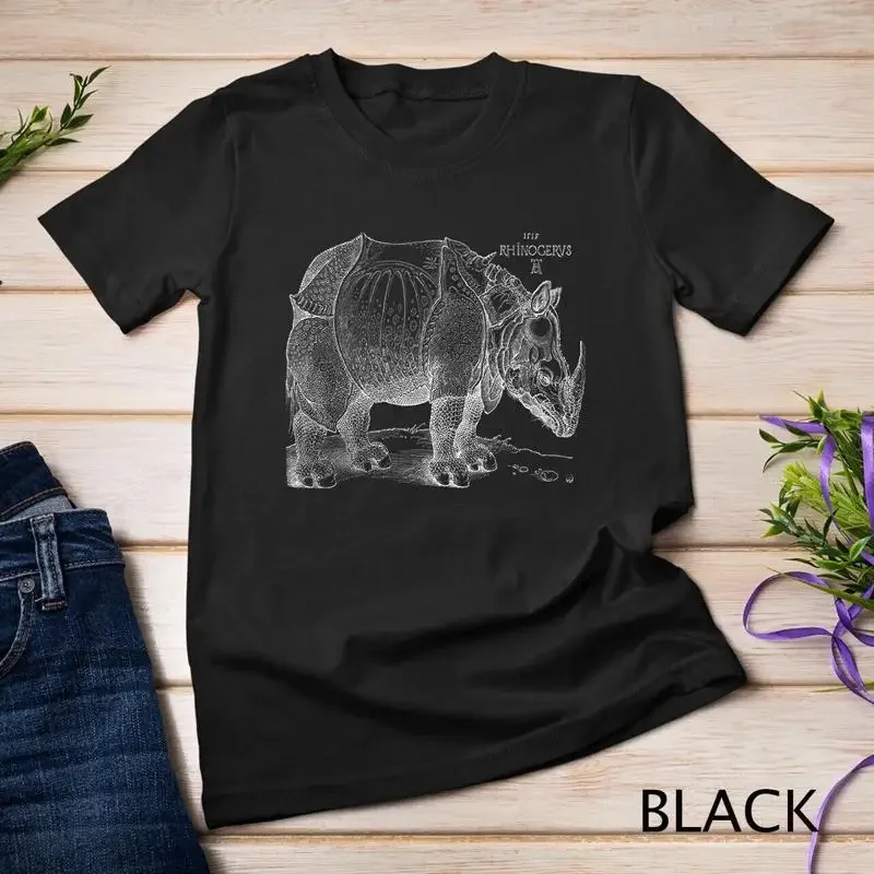 Albrecht Durer The Rhinoceros Vintage Engraving Occult Premium Unisex T shirt