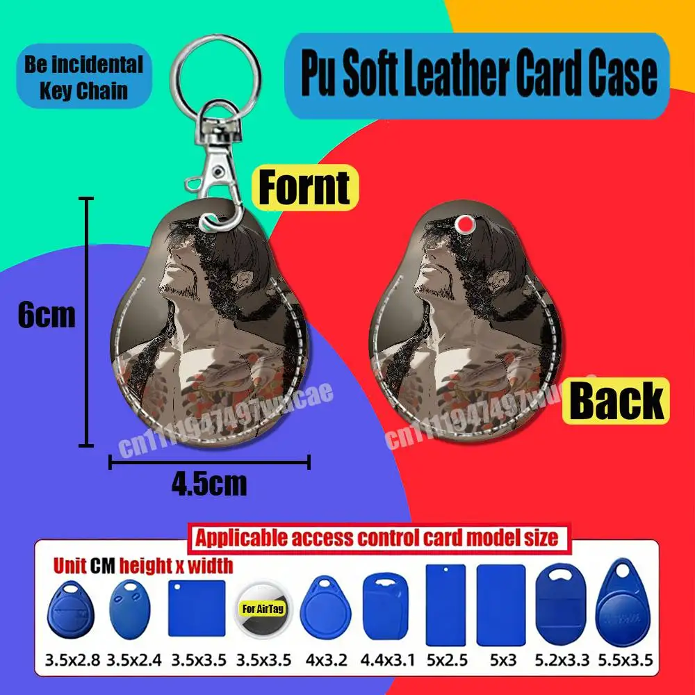 For Yakuza 0 Game For AirTag Case Card Holder Sleeve ID Credit Bank Access Badge For Air Tag Case Shell