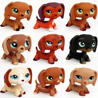 Original littlest pet shop lps toy Bobble head toys dachshund dogs #675 #640 #932 #325 gift collection animals figures toys