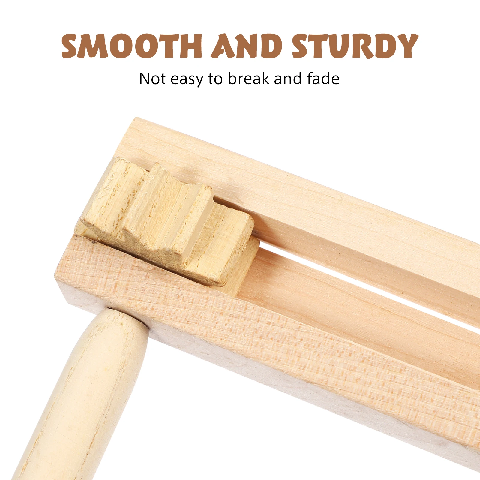 

2pcs Wooden Soundboard Noisemakers Kids Musical Toys Environmental Friendly Traditional Matraca Educational Hand