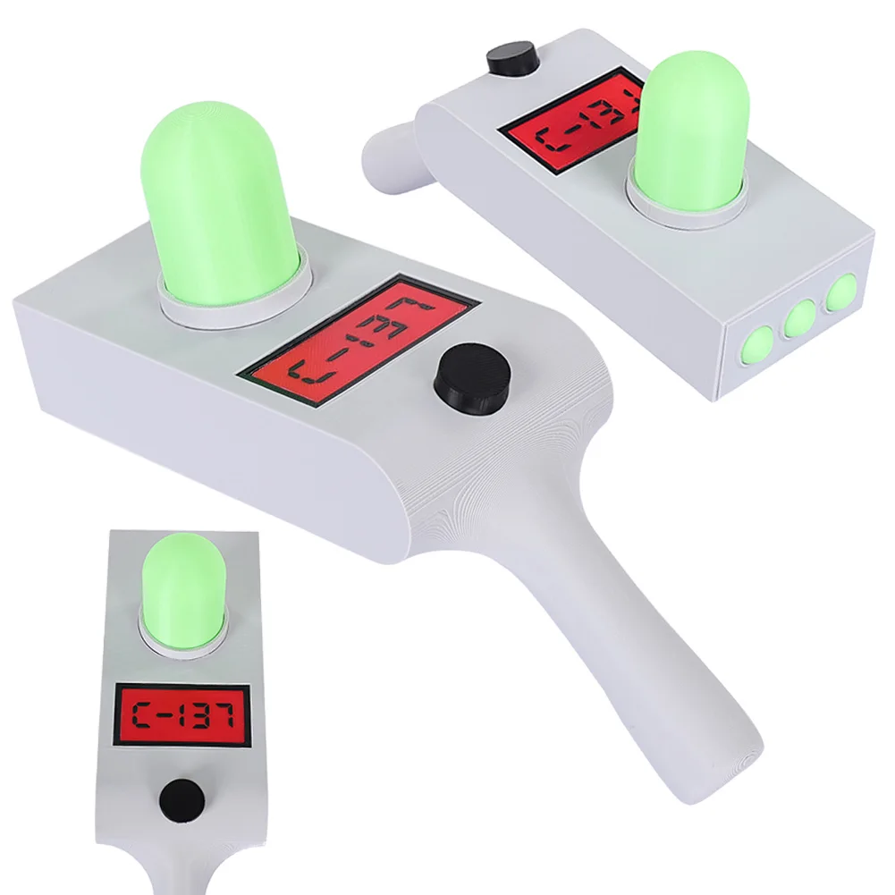 Cartoon Rick Cospaly Morty  Transmitter Gun Weapons Prop Adult Roleplay Fantasia Gifts Halloween Carnival  Costume Accessories