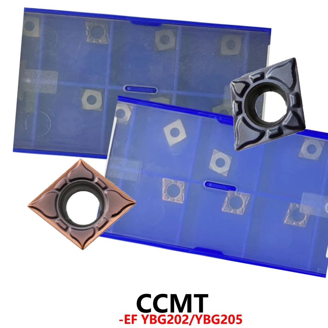 

Оригинальные твердосплавные вставки CCMT060202 CCMT060204 CCMT09T302 CCMT09T304 CCMT09T308 CCMT120404 CCMT120408 EF YBG202 YBG205 Инструменты с ЧПУ