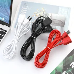 New Two-pin AC Power Cord PVC Copper EU Type Adapter 2/3/5m Wire