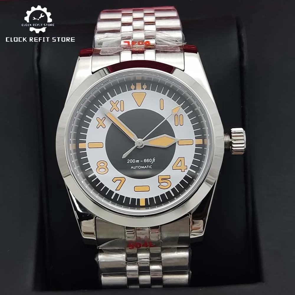 

Men's Automatic Mechanical Watch, 36mm Stainless Steel Case, Sapphire Glass, Aseptic Luminous Dial, Men's Fashion Watch