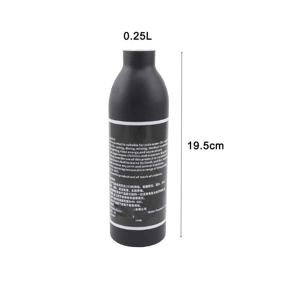 300bar 4500Psi Aluminium Co2 Cilinder Aquarium Luchttank M18x1.5 Draad Hogedrukcilinder Zuurstof Frisdrank Gasfles Fillin