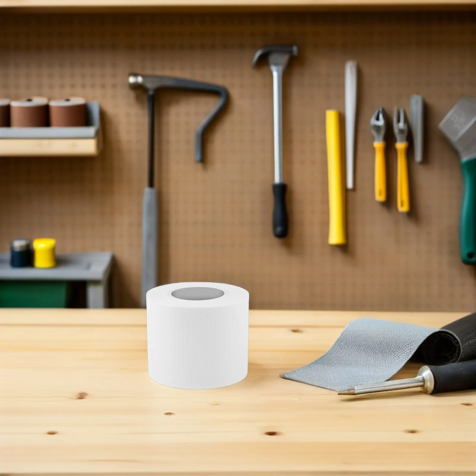 1 Roll Self-Adhesive Waterproof Edge Banding Tape 2.4inch X 65.6ft Flexible Wood Edge Protector for Cabinet Countertops