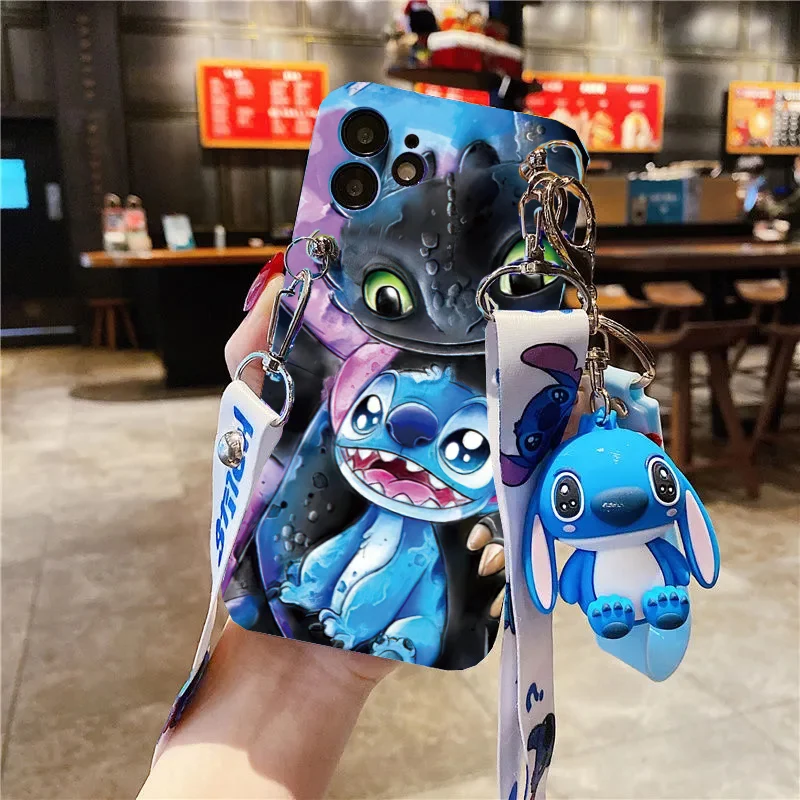 Anime 3D Stitch Cute Tpu Case For Samsung Galaxy A34 A54 A14 A24 A13 S24 Plus S24 Ultra A23 A20S A55 A12 A20 A21S A22 A31 Cover