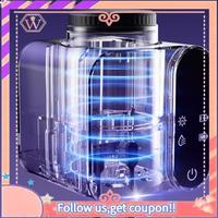 Upgraded Toothbrush Sterilizer Punch-Free Wall Mount Automatic UVC Cleaning And Drying Function Solar Charging Toothbrush Holder
